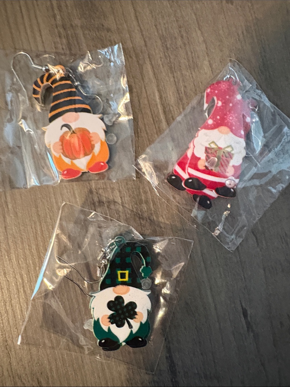 Cute Gnome holiday earring bundle